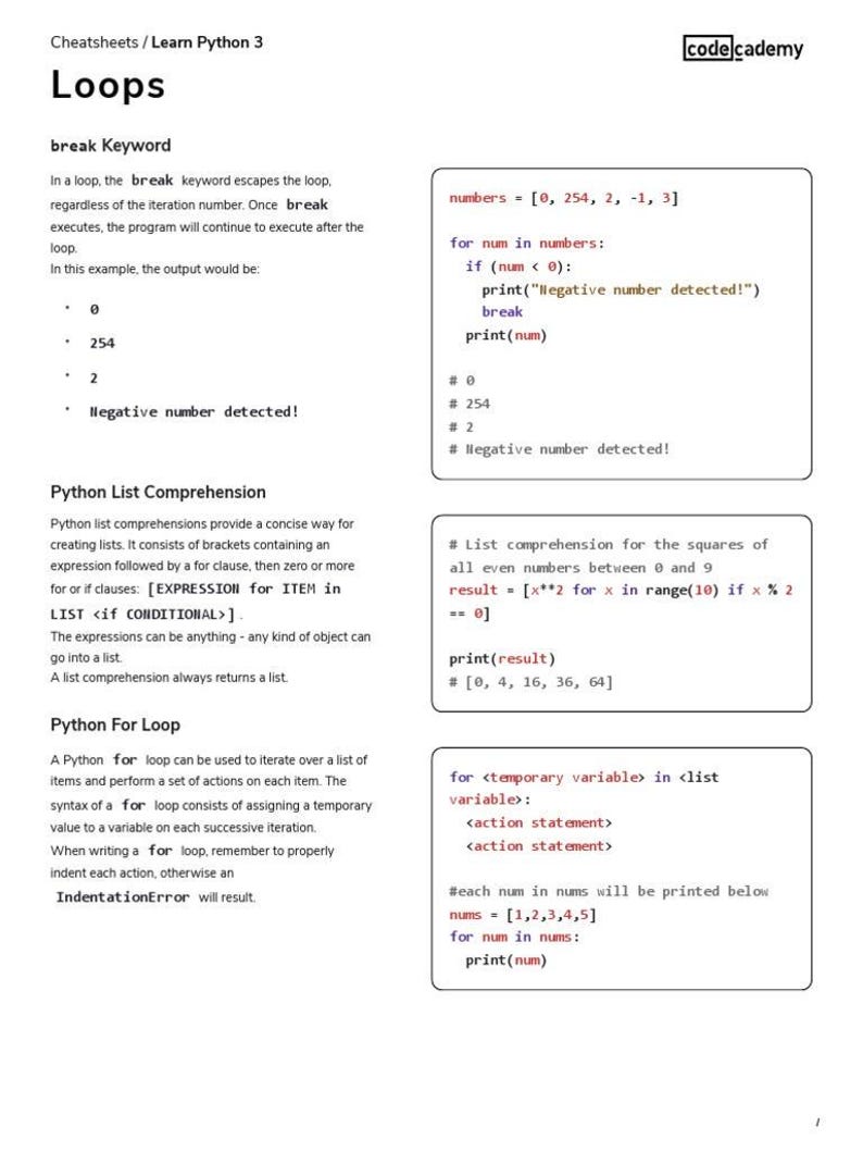 Guía de estudio de programación en Python en PDF / Apuntes, ejemplos y ejercicios de programación para principiantes / Descarga digital imagen 7