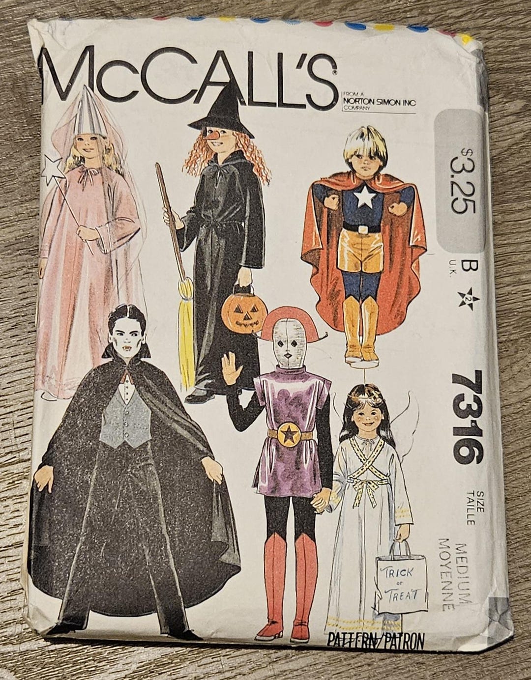 1 Sewing Pattern - Mccalls - Vintage - Halloween Costume - Sewing ...