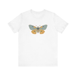 Angular Moth Tee | Geometric Art Deco Shirt | Gift for Nature Lovers
