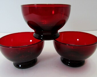 Vintage Candy Bonbon Glass Dessert Bowl or Dish Sweets Dessert glass mid century Attached Saucer or Plate homeware Purple
