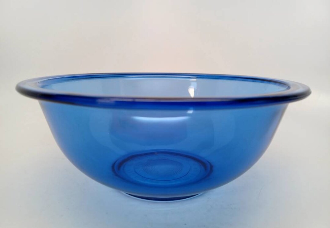 Vintage Pyrex Cobalt Blue Mixing Bowl 1 1/2 Qt 323 Pyrex Etsy