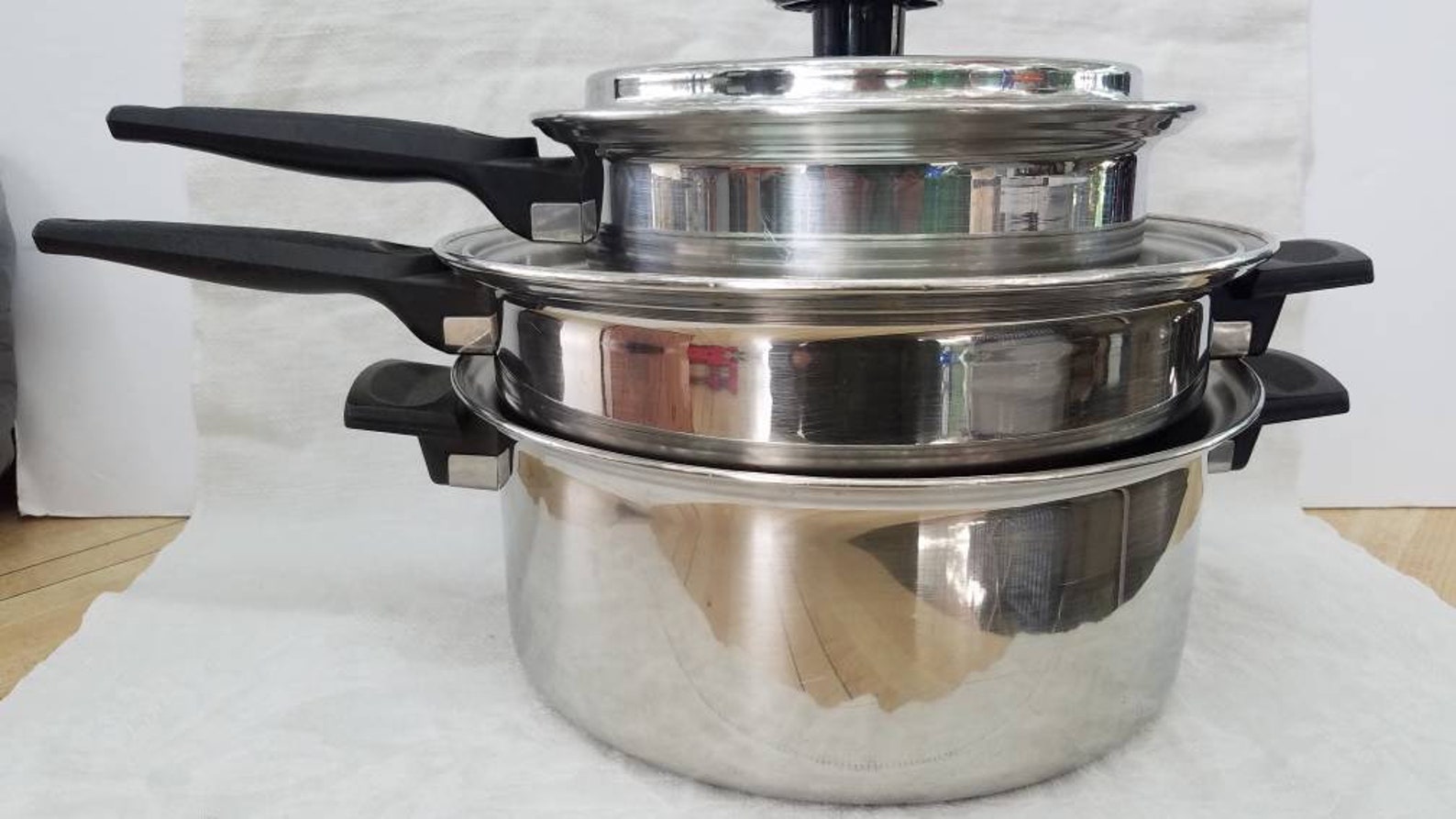 Ekco EHP ultraease 2 cookware made in USA 7 ply 304 ss w Etsy