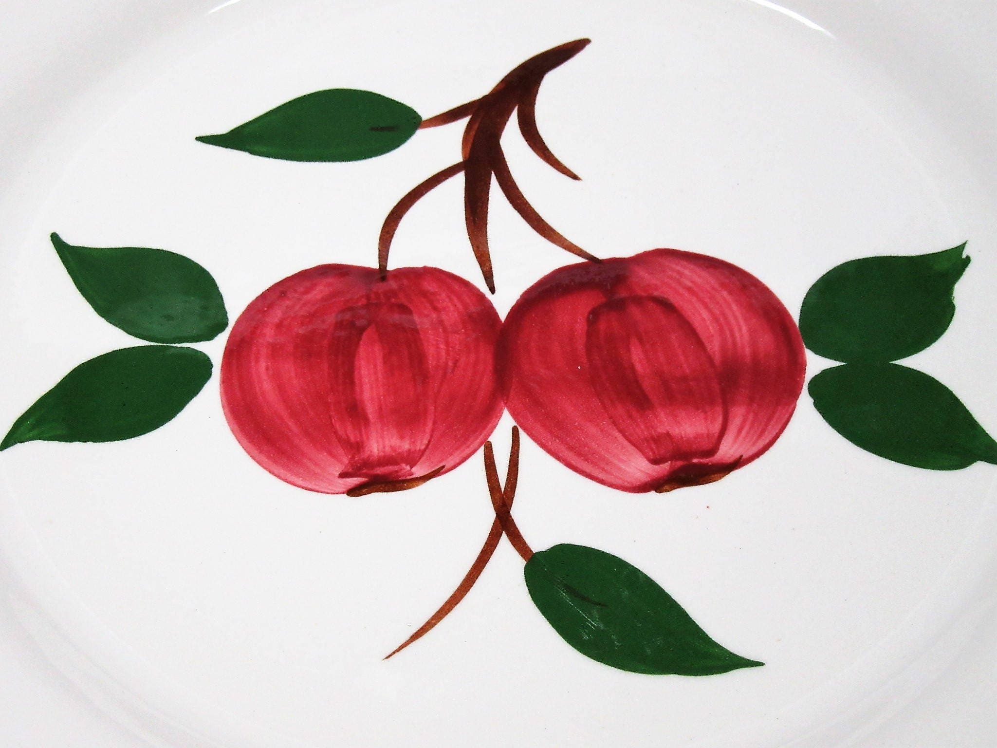 Vintage Blue Ridge Pottery Quaker Apple Platter 14 Blue - Etsy