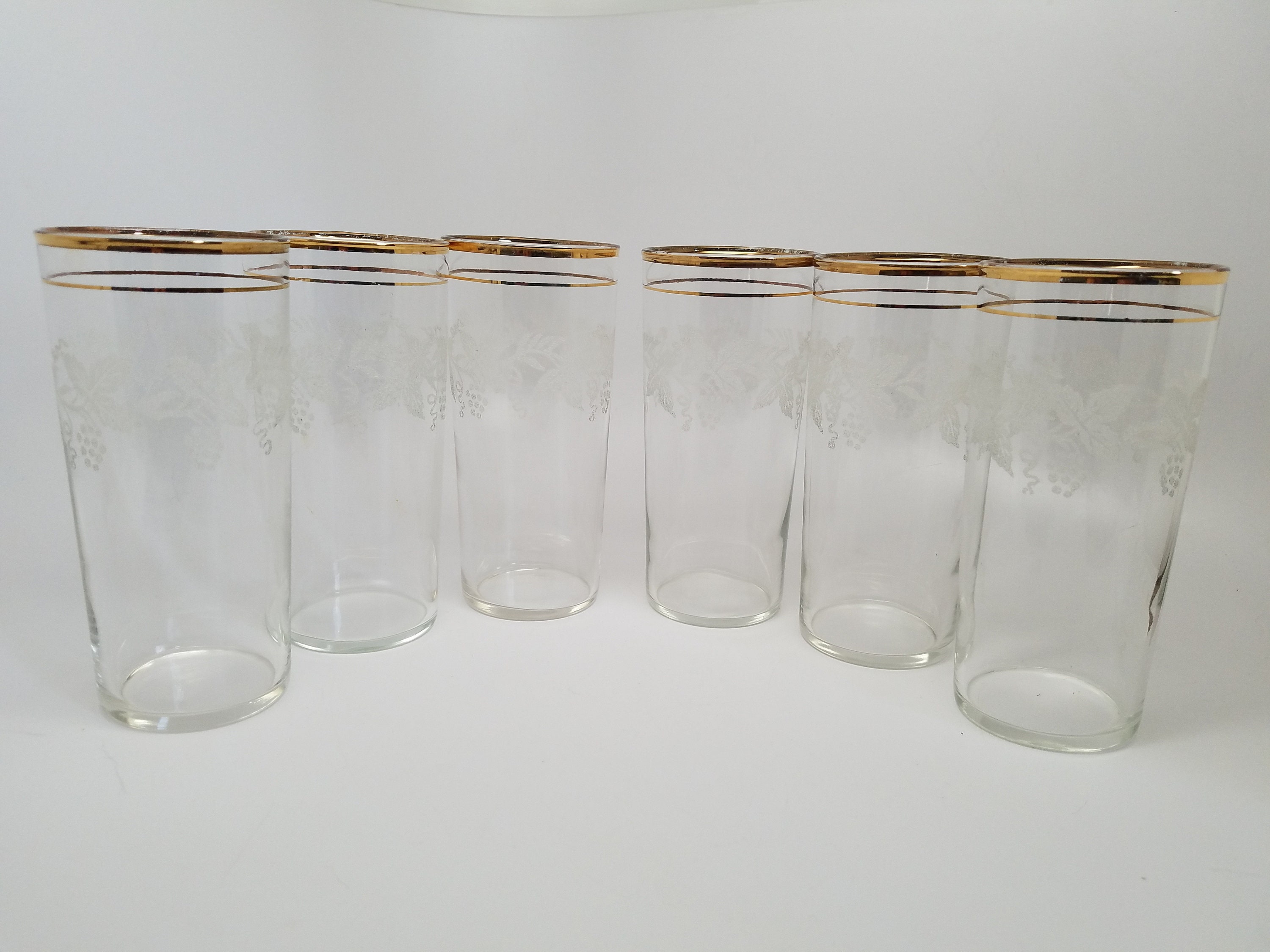 Vintage Bartlett Collins decoration 806 high ball glasses Etsy