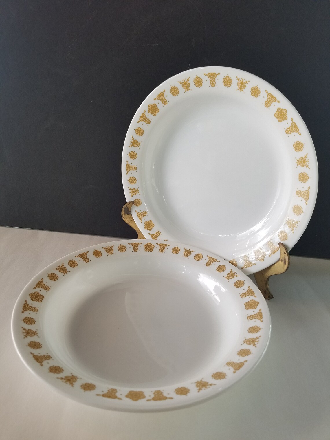 Corelle Butterfly gold rimmed soup bowls butterfly gold Etsy