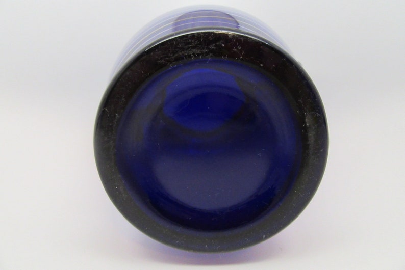 Cobalt Blue Vase Silver Overlay Platinum Overlay 9 Etsy