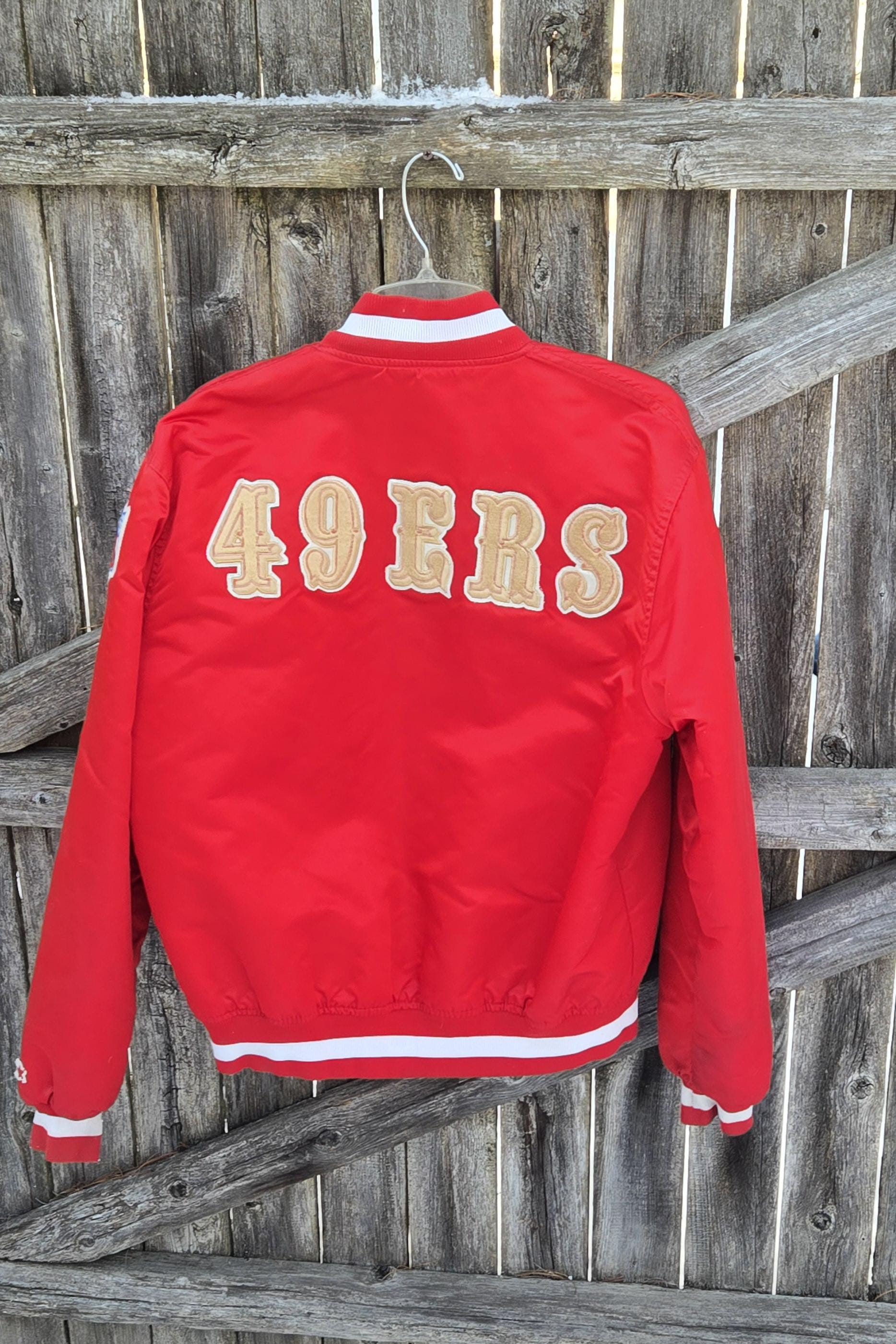 49ers Starter Jacket - Etsy 49ers Starter Jacket - Etsy