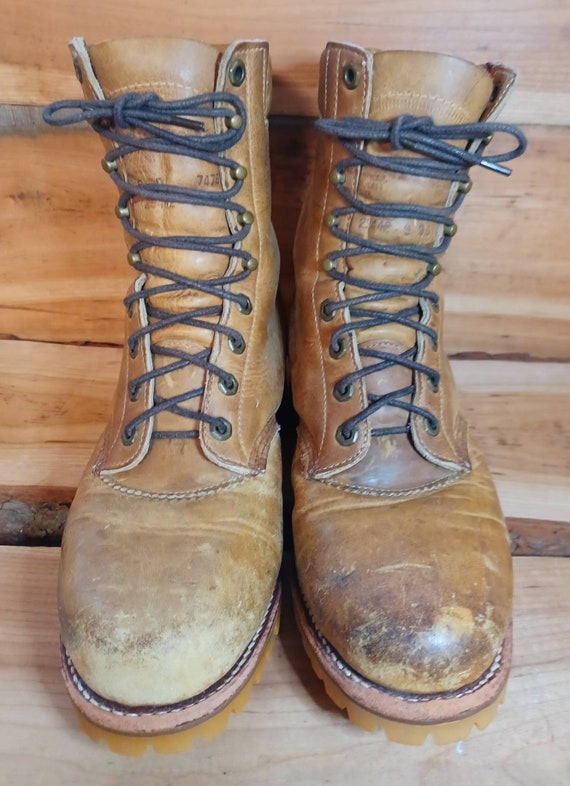 Vintage Chippewa leather Boots vintage leather boo