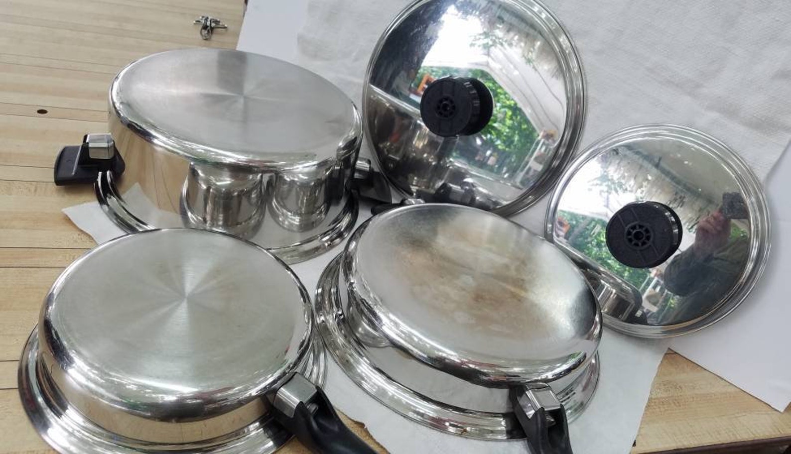 Ekco EHP ultraease 2 cookware made in USA 7 ply 304 ss w Etsy