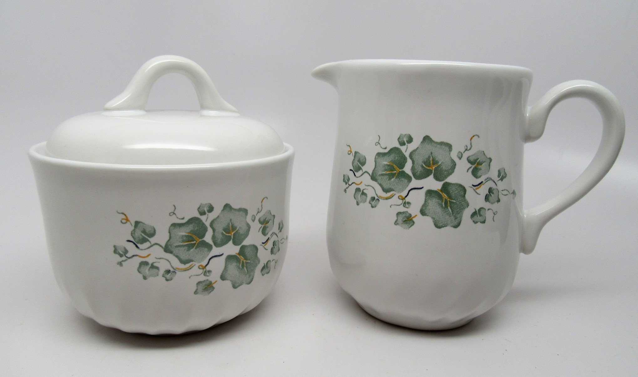 Corelle Coordinates Callaway sugar & creamer set Etsy