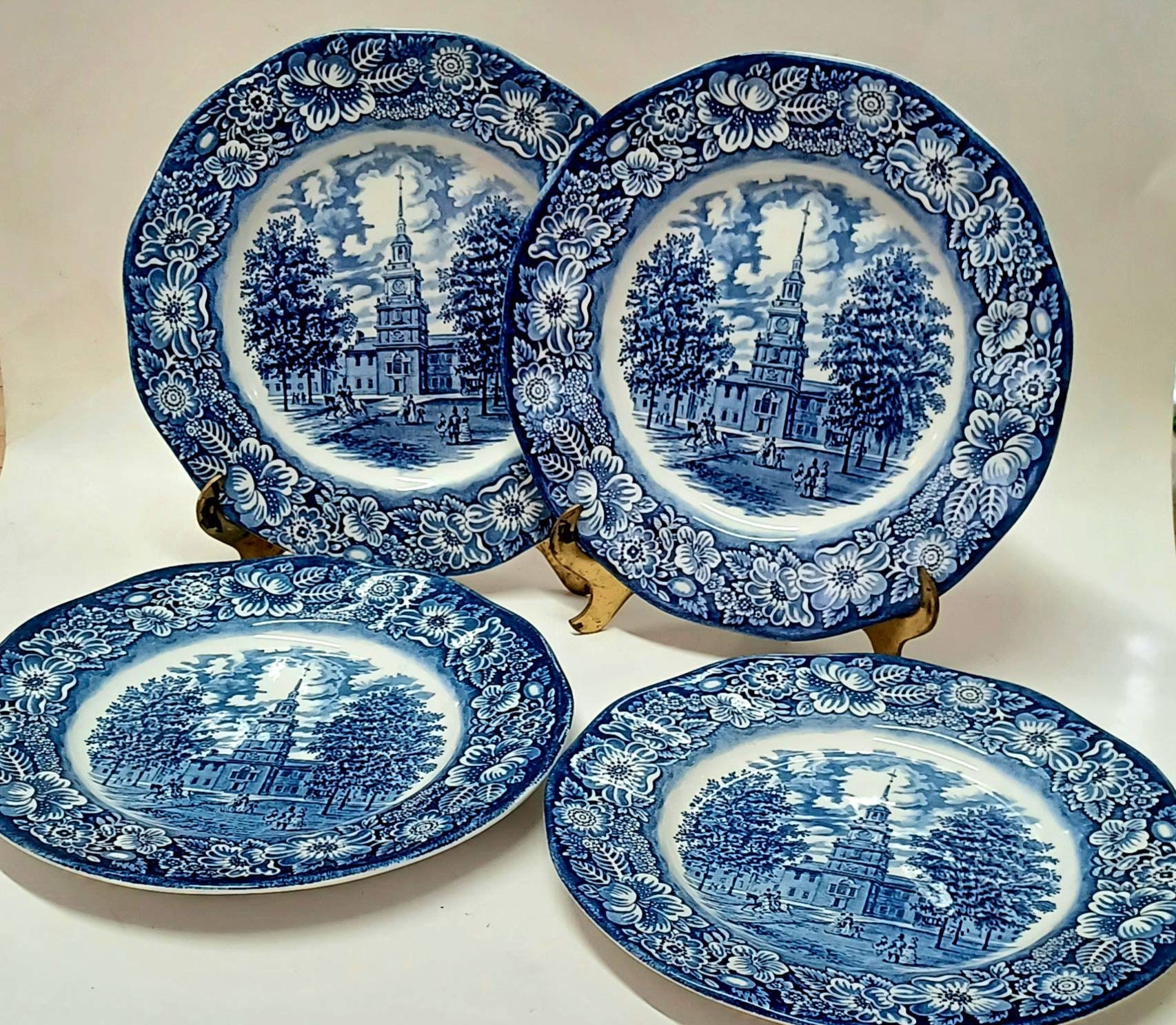 Liberty 2025 blue dinnerware