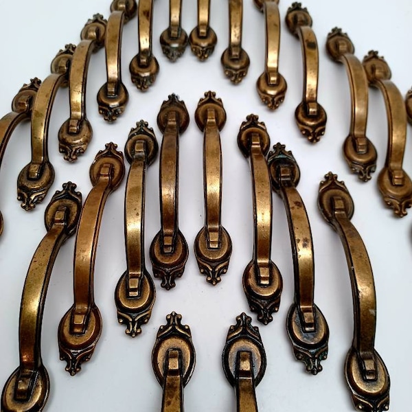 Antique Brass Pulls Etsy