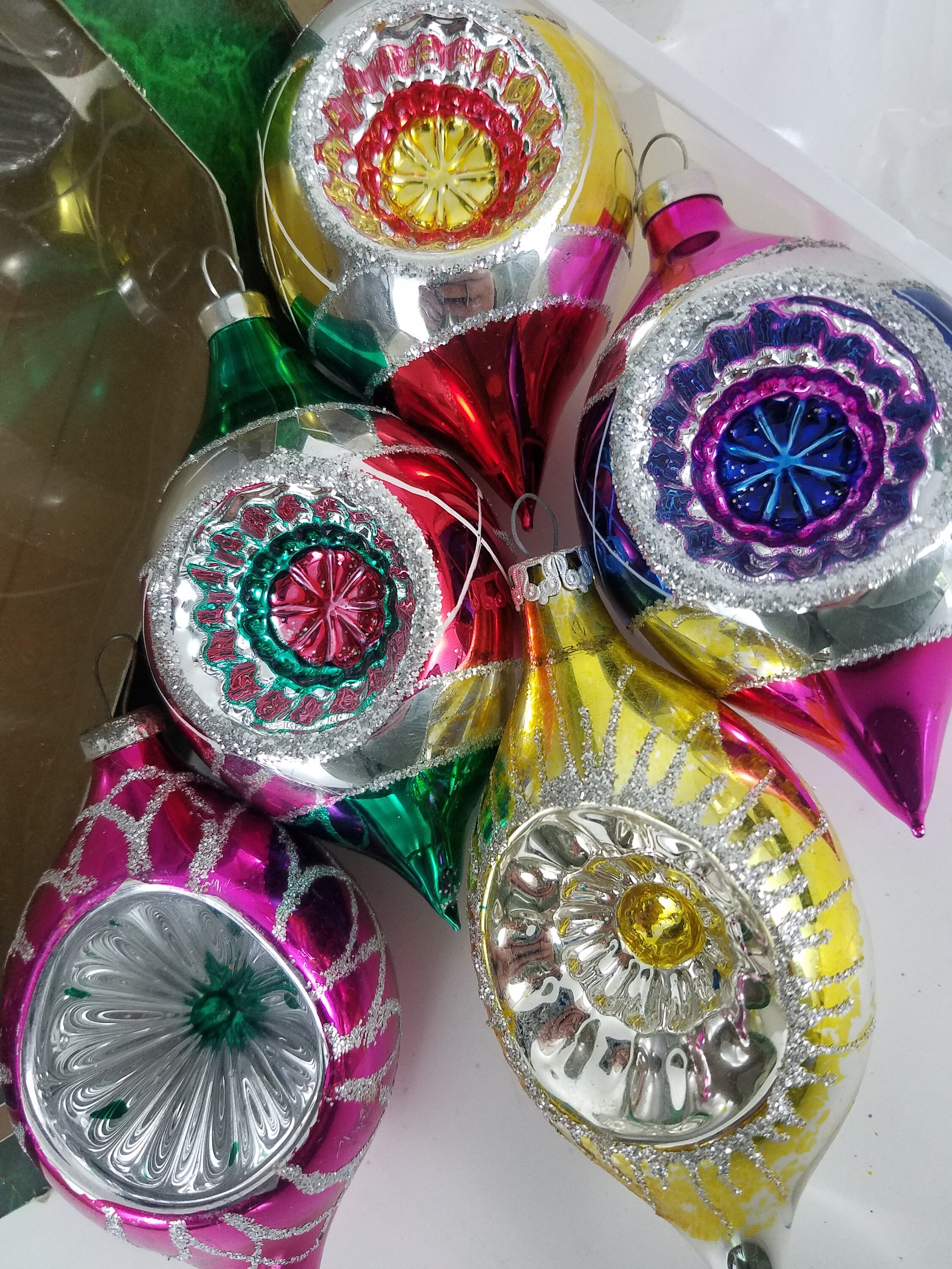 Vintage Bradford Christmas Ornaments 
