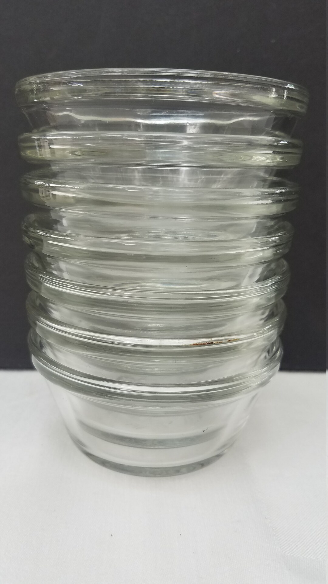 Vintage Anchor Hocking 6 Oz Custard Anchor Hocking Ramekins Set of 7