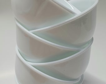 Corelle Winter Frost white dessert bowls cereal bowls vintage corelle white bowls 12 oz Set of 6