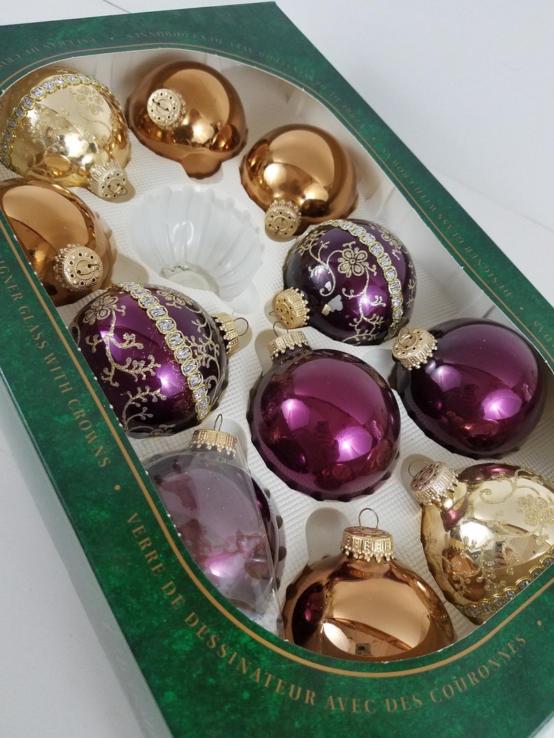 Vintage Krebs Christmas Ornaments 