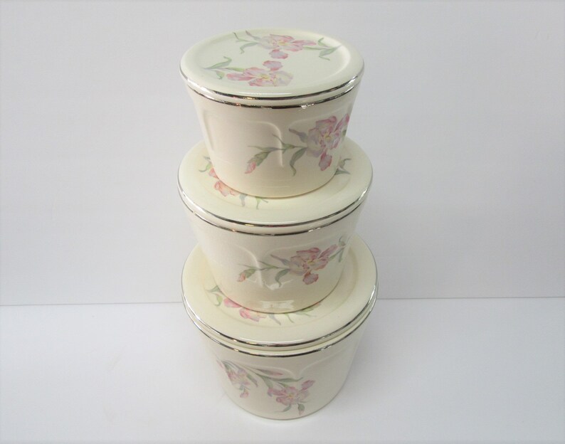 Iris by Universal cambridge potteries refrigerator dishes Etsy