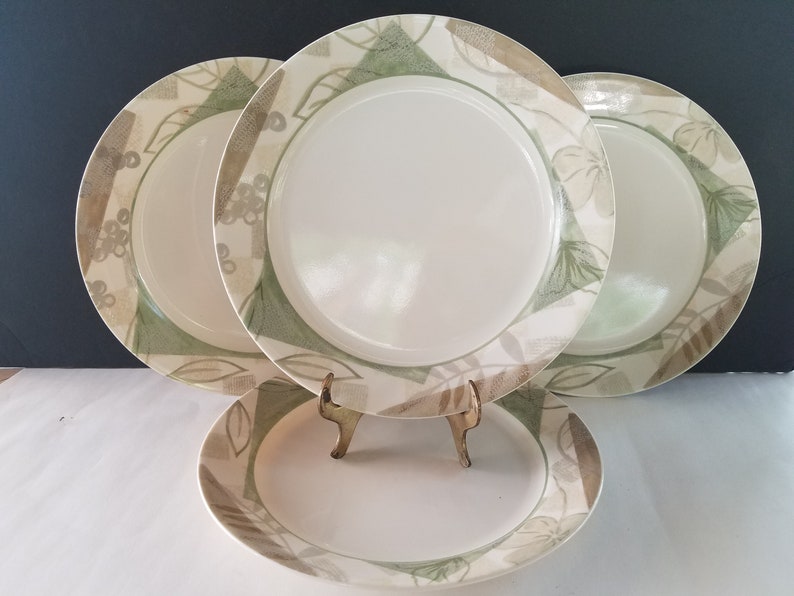 Corelle textured leaves dinner plates corelle dinnerware Etsy