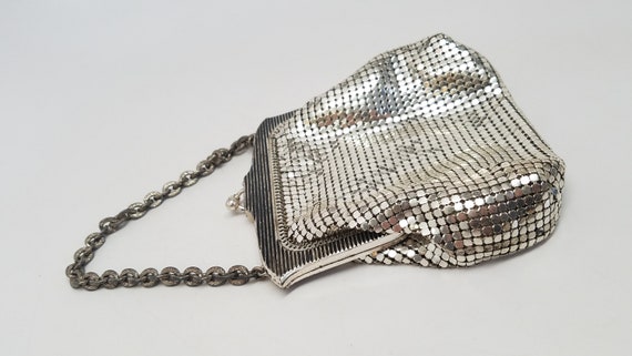 Vintage Whiting and Davis mesh purse silver tone mesh bag - Etsy 日本