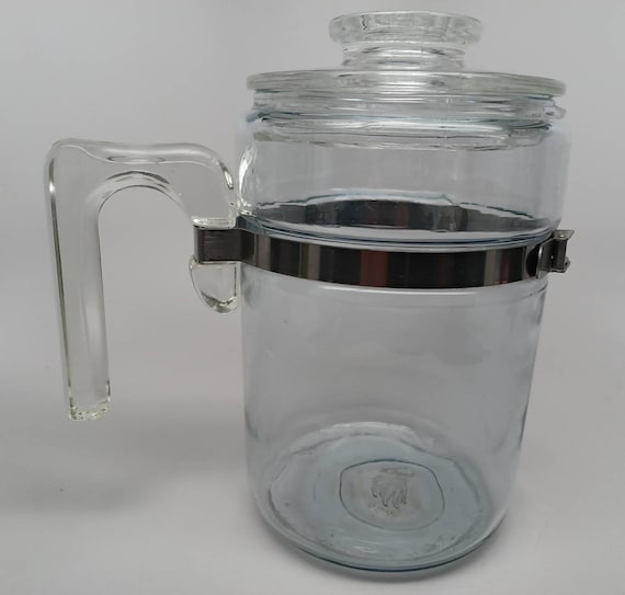  VINTAGE Corning Pyrex Flameware 6 Cup Percolator Coffee Pot:  Other Products: Home & Kitchen