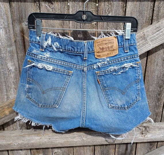 Vintage Levi 505 Orange Tag Distressed 