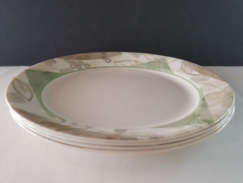 Corelle textured leaves dinner plates corelle dinnerware Etsy