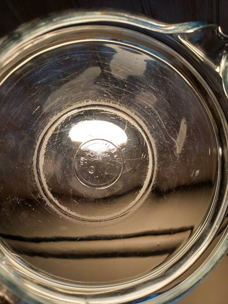 Vintage Pyrex Teapot and Lid 6 Cup Pyrex Glass Teapot 1936 Vintage Pyrex Teapot and Lid 6 Cup Pyrex Glass Teapot 1936