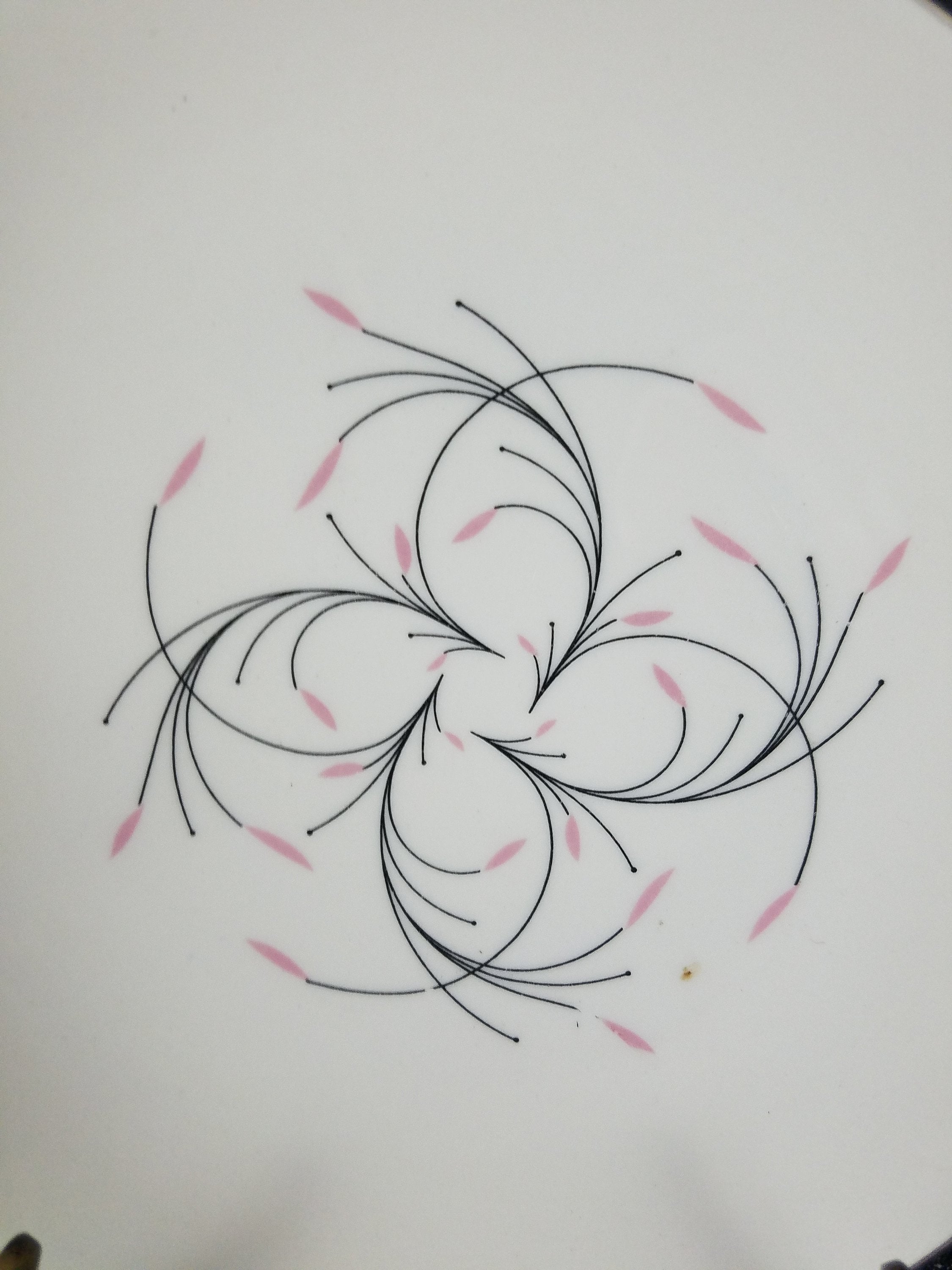 Vintage Homer Laughlin Rhythm Capri Bread and Butter Plates Etsy