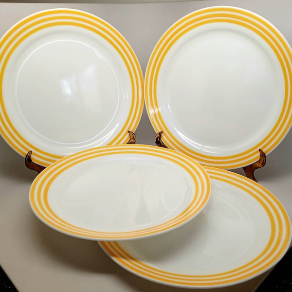 Yellow Dinner Plates Etsy