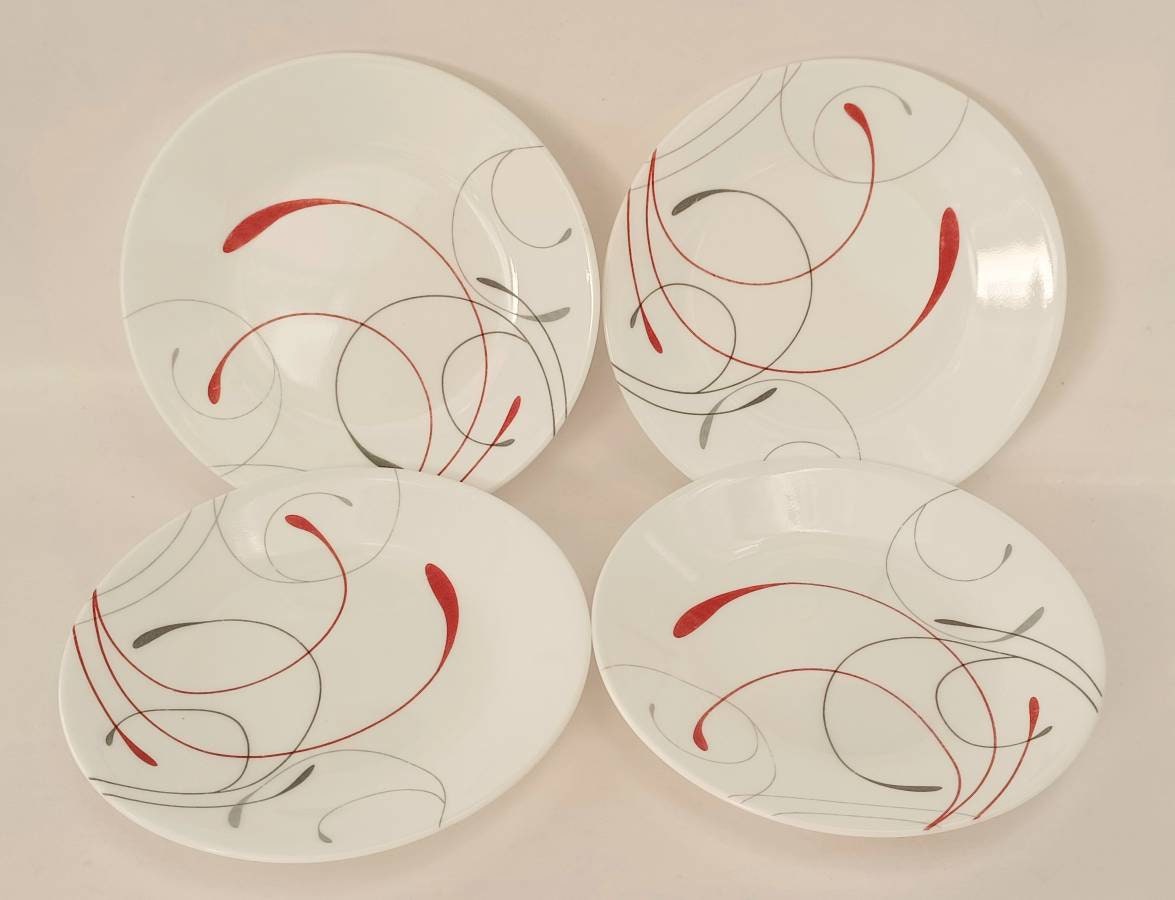 Corelle Splendor 4 dinner plates 4 bread plates 4 soup cereal