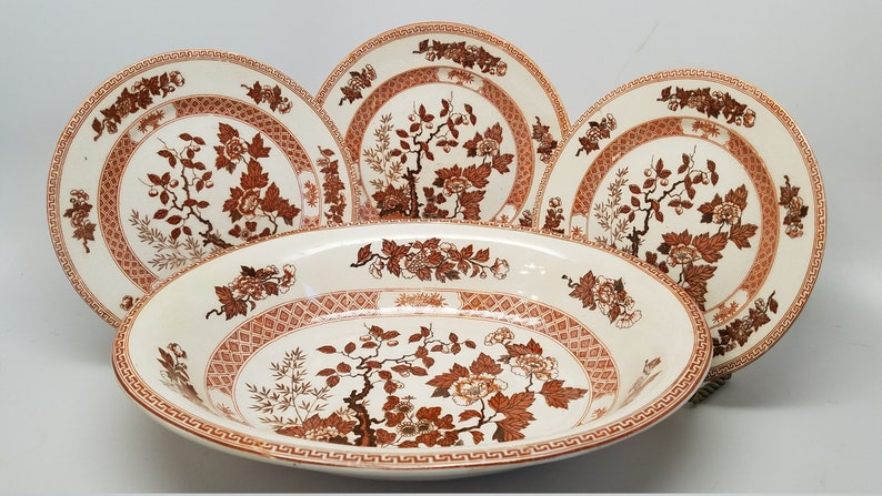 Nasco Indian tree serving bowl vintage Indian Tree Indian Tree plates Nasco