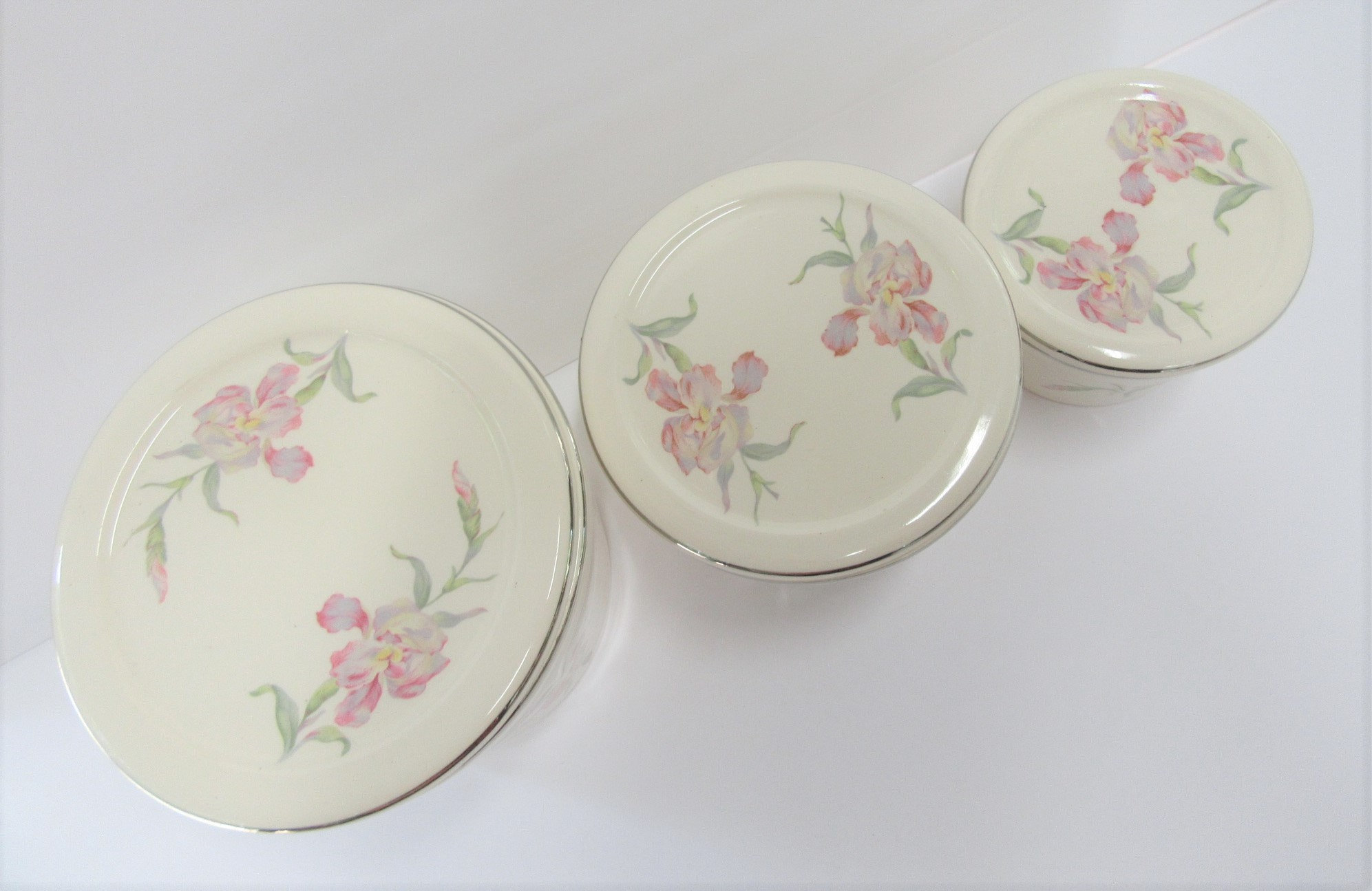Iris by Universal cambridge potteries refrigerator dishes Etsy