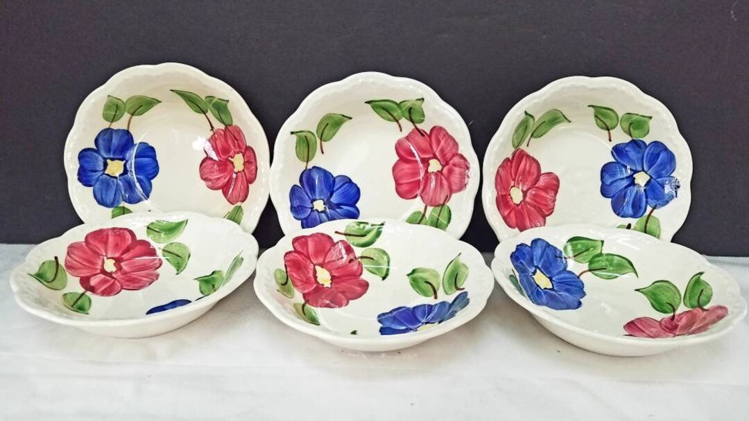 Heritage Ware by Stetson Dessert Bowls Set of 6 Etsy