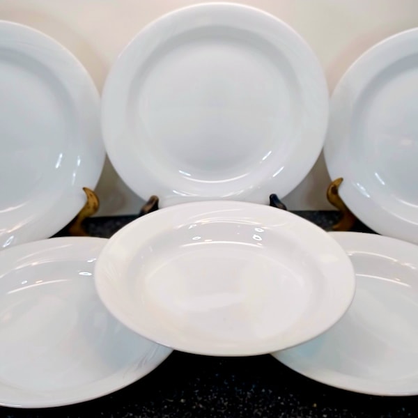 Corelle Windward White rimmed soup bowls set of 6