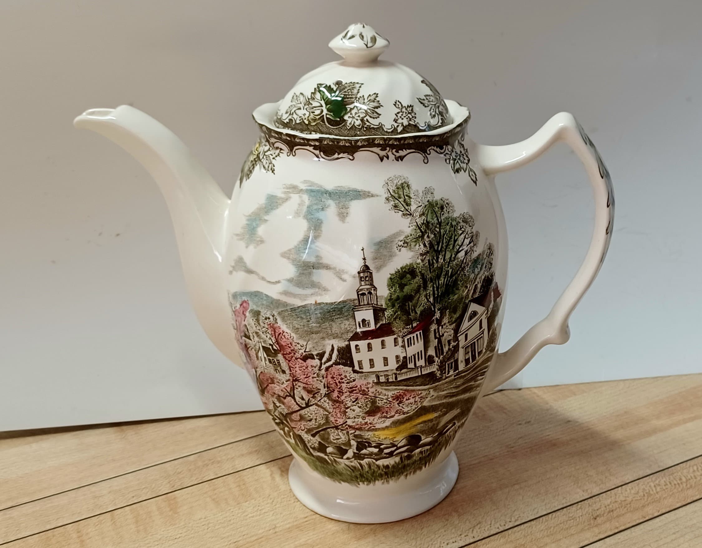 イギリス アンティーク ジョンソンブロス ティーポット 1955年 647A Johnson Bros Coffee Pot - Etsy