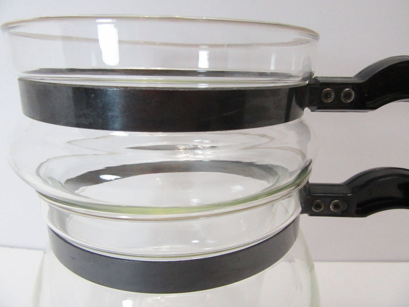 Vintage Dunbar Glass double Boiler 1 1/2 quart glass double Etsy