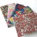 Liberty fabric covered slim A6 sketchbook, notebook, pocket journal, jotter with cartridge paper by Daisy Heart Creations 