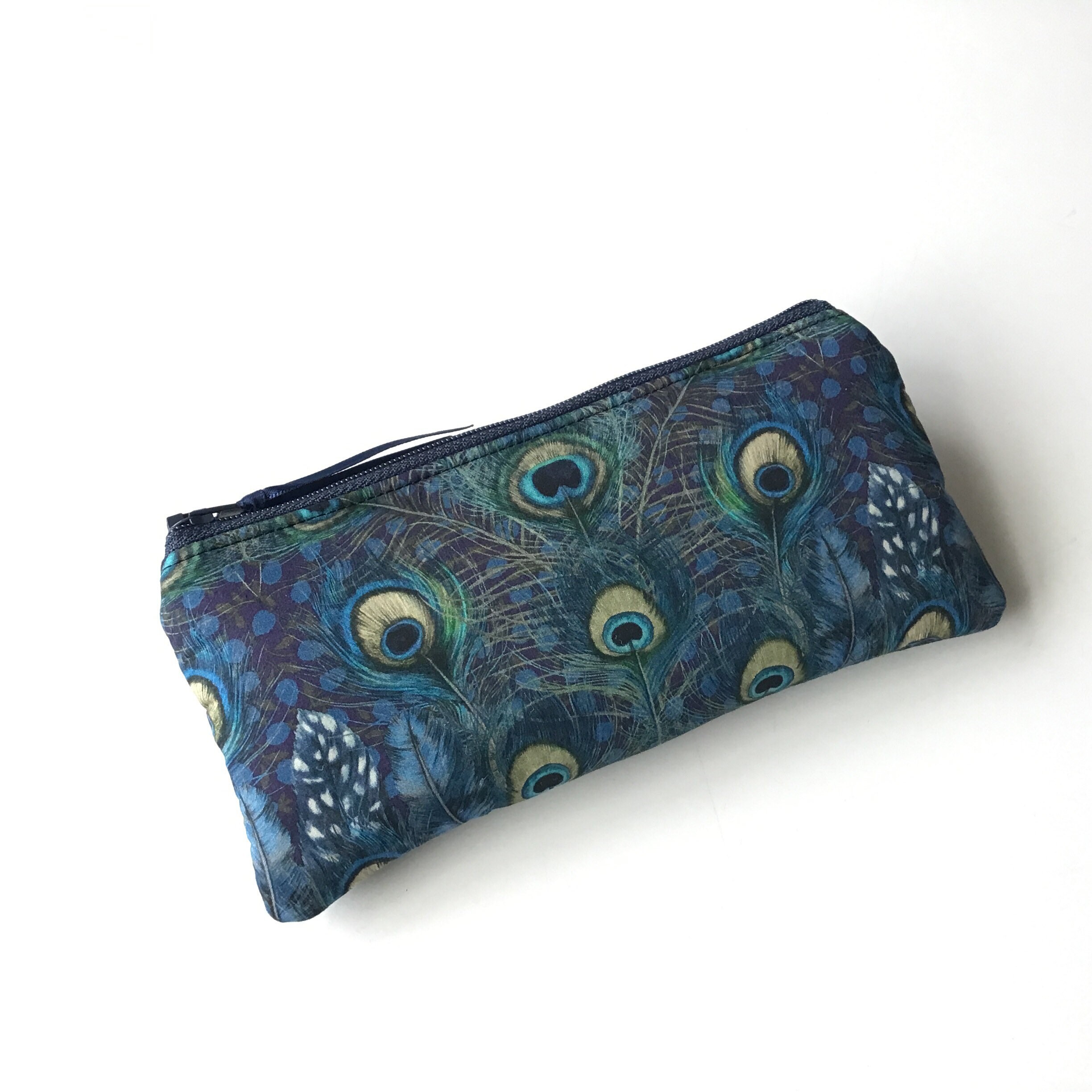 Pen Case or Glasses Case, Pencil Case, Perfect Gift, Adult Pencil Case,  Makeup Brushes, Liberty Style Fabric 