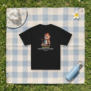 Spanisches Kinderbibel-Shirt ¿Enojado? Versöhne dich mit Esaú – Jacob und Esau Christian Tee auf Spanisch, Camiseta Cristiana Niños