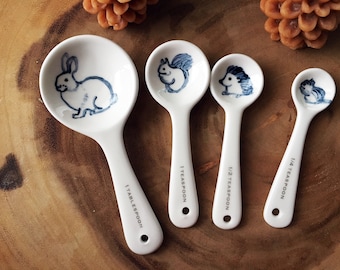 Woodland Animal Measuring Spoons