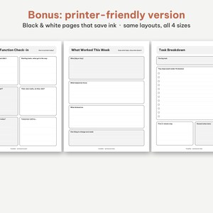 Bonus printer-friendly black and white version of all fourteen worksheet pages.