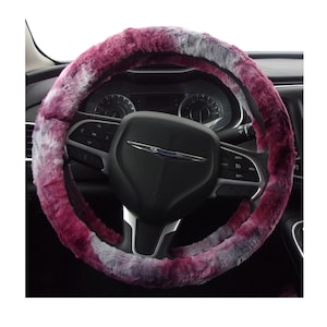 Prodotto negli Stati Uniti Minky fuzzy Furry Minky Soft Sorbet Red Plum - Coprivolante tinto in rosso, prugna e grigio