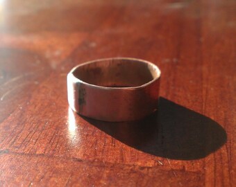 Custom Solid Copper Unisex Ring