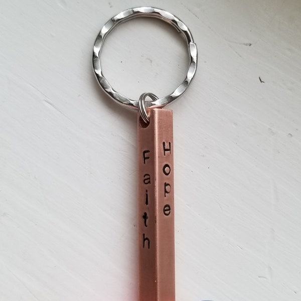 Bar Key Chain Etsy