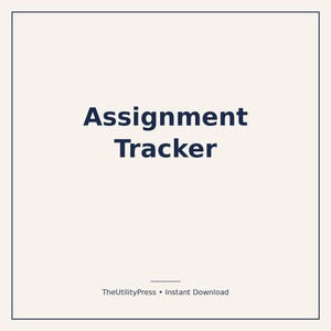 Aufgabenverwaltungs-Tabelle, Hausaufgaben-Tracker für Studenten (Excel), Fälligkeitsplaner, Aufgabenlisten-Vorlage, Aufgabenprotokoll für Studenten