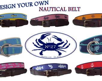 custom canvas belts