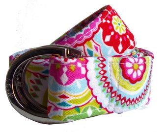 Carnival Fabric Riem: Mulitcolor Hoge Kwaliteit D-Ring Riem