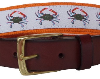 Vintage Krizia Jeans Belt, Grommet Webbing, off White Canvas  display picture 3