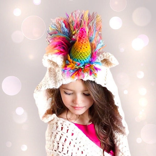Crochet Unicorn, Blanket, Crochet Blanket, Pattern, Unicorn Gift, Teen Crochet, Unicorn Crafts, Rainbow Crochet, Crochet Hoodie, Crochet