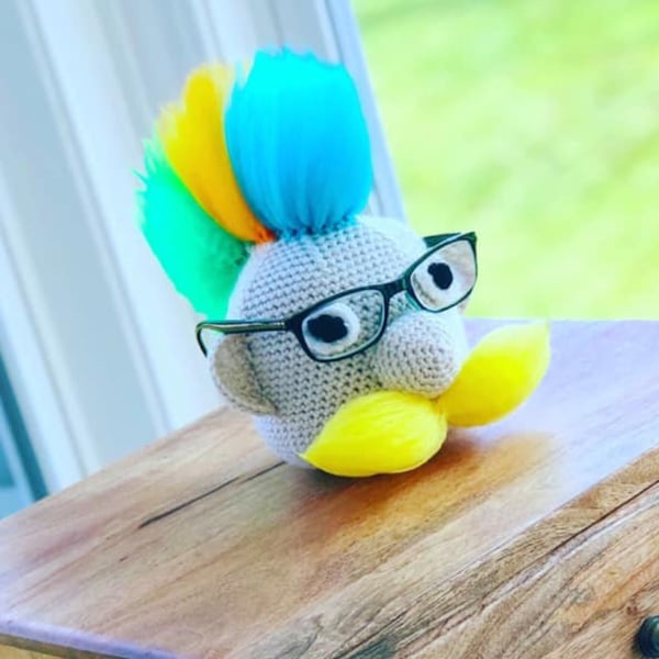 Eyeglasses holder, Crochet pattern, Eyeglass holder, Glasses holder, Crochet head, Eyewear holder, Kds glasses, Boys glasses, Crochet